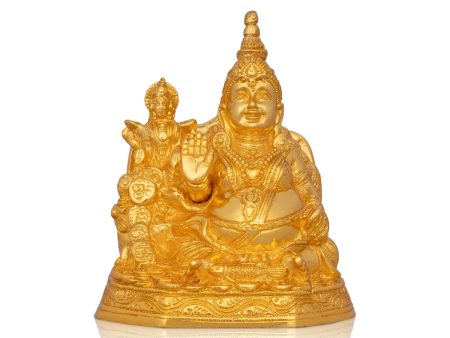 Kubera Lakshmi Statue - 6.5 x 5 Inches | Brass Laxmi Kuber Idol  Gold Polish Lakshmi Kubera Statue for Pooja Online Hot Sale