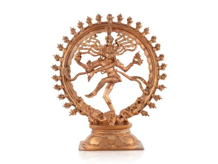 Natraj Statue With Base - 6 x 5 Inches | Panchaloha Statue  Nataraj Murti  Natraja Murti for Pooja  435 Gms Online