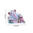 Resting Ganesh Murti - 1 x 1.75 Inches | Aluminium Vinayagar Statue  Painted Ganpati Murti for Pooja Discount