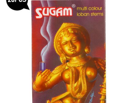 GT Sugam Multi Colour Loban Dhoop 15 pcs Sale