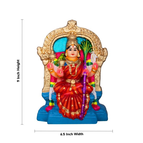 Kamakshi Clay Golu Bommai - 9 x 6.5 Inches | Giri Golu Doll  Navaratri Golu Bomma Gombe Bommai Supply