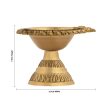 Lakshmi Kubera Vilakku With Base - 2 x 3 Inches | Brass Lamp  Laxmi Kubera Deepam for Pooja  120 Gms Approx on Sale