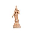 Meenakshi Amman Statue - 6 x 2.5 Inches | Panchaloha Statue  Standing Meenakshi Amman Idol for Pooja  440 Gms For Discount