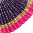 Amman Pavadai - 15 Inches | Jari Border Lehenga Patka  Devi Dress for Deity  Assorted Colour Supply