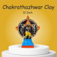 Chakrathazhwar Clay Golu Bommai - 11 x 8.5 Inches | Giri Golu Doll  Navaratri Golu Bomma  Gombe  Bommai on Sale