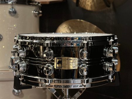 Mapex Black Panther Steel 14  Snare Drum #1077 For Discount