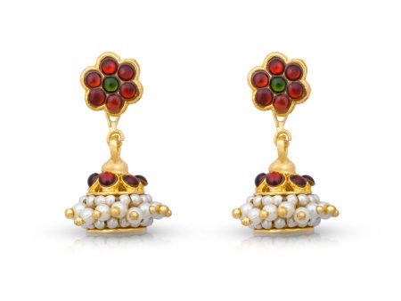 Kemp Jumka | Kemp Jumkha  Beads With Stone Earring  Stone Jewellery for Women Online Sale