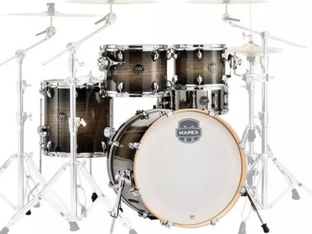 Mapex Armory Drum Kit Shell Pack | 5pc 20  Fusion - Black Dawn Online Sale