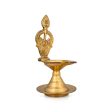 Om Vel Agal Vilakku - 5.5 x 3 Inches | Brass Lamp  Karthik Deep for Pooja  210 Gms Approx Online now