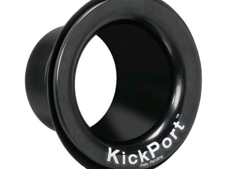 Kickport Bass Drum Sound Hole, Black For Sale