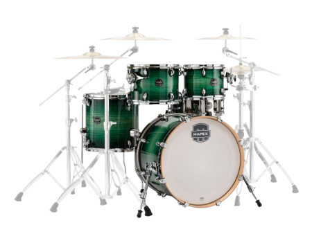 Mapex Armory Drum Kit Shell Pack | 5pc 20  Fusion - Emerald Burst Online now