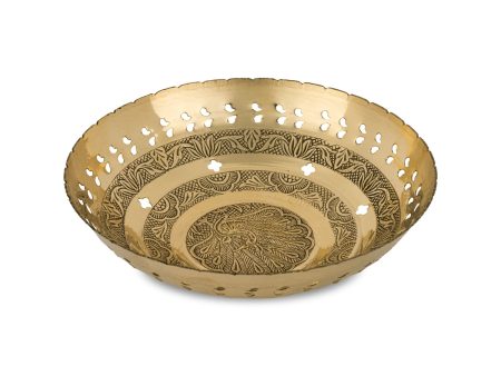 Brass Bowl With Base - 2.75 x 7.5 Inches | Pooja Bowl  Pooja Cup  Puja Bowl  Brass Katora for Home on Sale