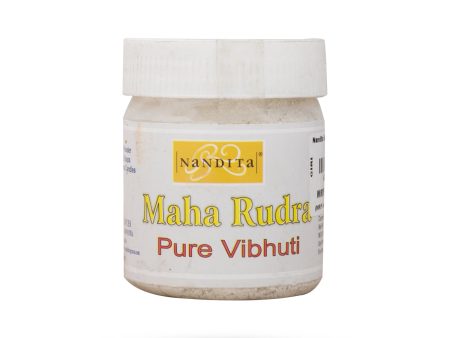 Nandita Maha Rudra Pure Vibhuti - 50 Gms | Bhasma  Viboothi  Thiruneeru for Pooja Sale