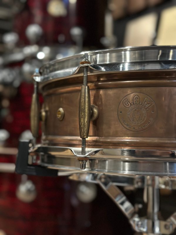 G.A.M. Roberto Spizzichino 14  x 5  Copper snare drum #1082 Online