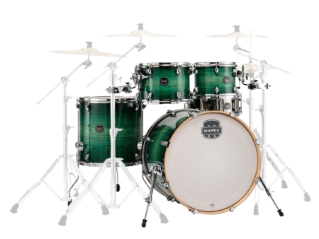 Mapex Armory Drum Kit Shell Pack | 5pc 22  Rock - Emerald Burst Online