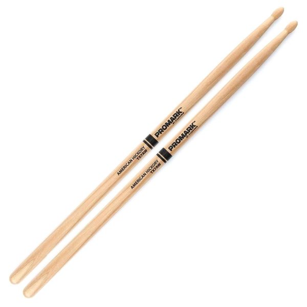 Promark Classic Forward 7A Hickory Drumstick, Oval Wood Tip For Sale