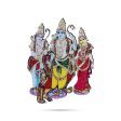 Ram Darbar Murti Fridge Magnet - 3.5 x 2.5 Inches | Ram Darbar Idol Photo Magnet  Picture Magnet for Home Fashion