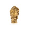 Brass Gauri Head - 3.5 x 2 Inches | Brass Gowri Head  Devi Head for Pooja  300 Gms Approx For Discount