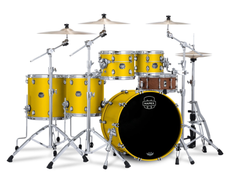 Mapex Saturn Evolution Drum Kit Shell Pack 22  - Tuscan Yellow Supply