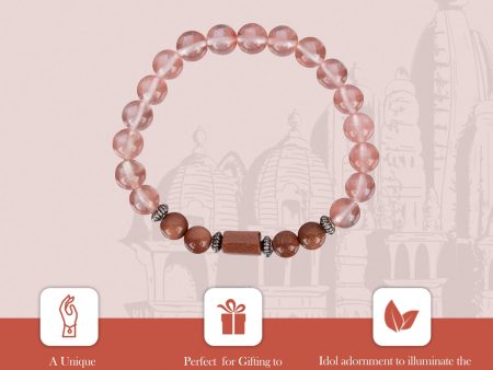 Crystal Bracelet - 2.5 Inches | Semi Precious Stone Hand Band Crystal Bead Hand Bracelet for Scorpio Zodiac Online