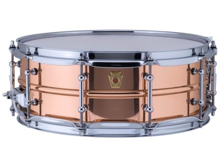 Ludwig USA LC660T Copper Phonic 5x14 Smooth Snare Drum with Tube Lugs Cheap