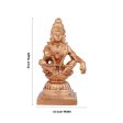 Ayyappan Statue - 3 x 1.5 Inches | Panchaloha Statue  Ayyappa Idol  Ayyappan Vigraham for Pooja  170 Gms Online Hot Sale