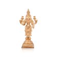 Lakshmi Idol - 5 x 2.5 Inches | Panchaloha Statue  Standing Laxmi Idol for Pooja  345 Gms Approx on Sale