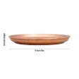 Copper Plate - 0.5 x 5 Inches | Thali Plate  Pooja Plate for Home  25 Gms Approx Online