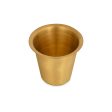 Coffee Dabara Set - 3 x 4 Inches | Brass Mat Polish Davara Tumbler Set  Davara Set for Home  200 Gms Approx Online Sale