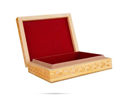 Wooden Jewellery Box - 5 x 4 Inches | Trinket Box  Storage Box  Gem Stone Box for Women For Cheap