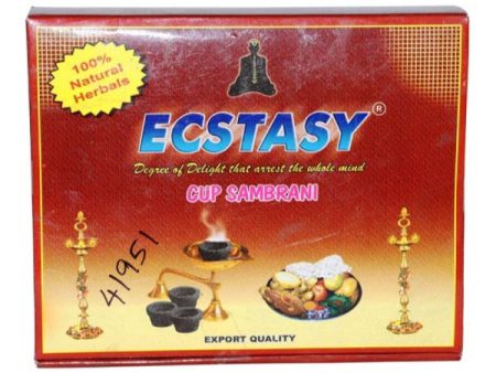 Ecstasy Sambrani Cups - 12 Pcs | Dhoop Sticks  Sambrani Dhoop  Dhoop Batti for Pooja Fashion