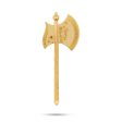 Axe - 3.5 x 1.25 Inches | Swamy Alangaram  Gold Polish Astra  Gold Polish Axe for Deity Hot on Sale