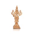 Lakshmi Idol - 5 x 2.5 Inches | Panchaloha Statue  Standing Laxmi Idol for Pooja  345 Gms Approx on Sale