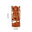 Kali Murti - 12 x 5 Inches | Kali Amman  Wooden Statue  Kali Statue for Pooja Fashion