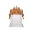 Ganpati Decoration Mandir - 11 x 9 Inches | Copper Temple Design Paper Mandir  Eco Friendly Mandir Decoration Hot on Sale