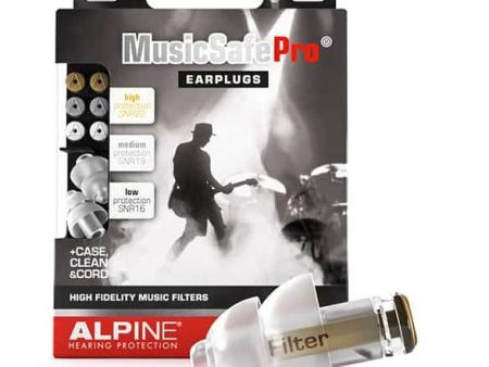 Alpine MusicSafe Pro 2019 Earplugs, Transparent Hot on Sale