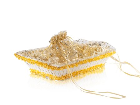 Gift Hamper Basket With Net Cover - 2.5 x 8 Inches | Decorated Basket  Wedding Gift Basket on Sale