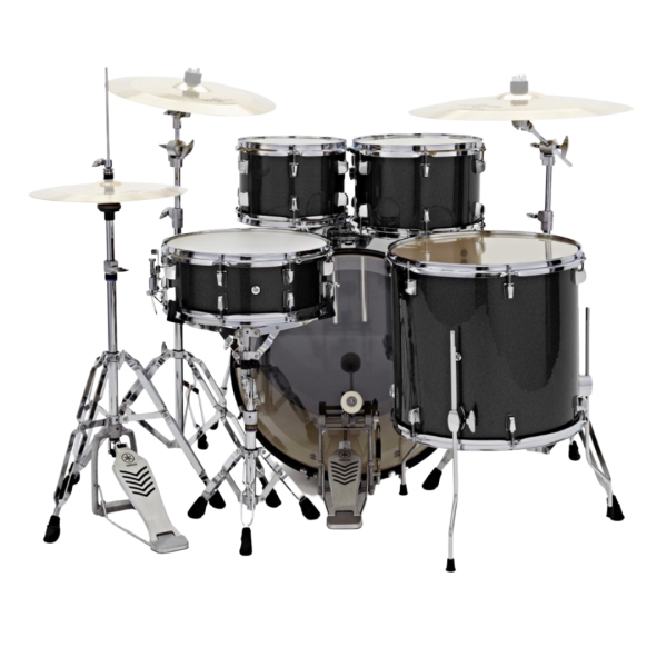 Yamaha Rydeen Drum Kit Shell Pack | 5pc 20 22  - Black Glitter Online Sale