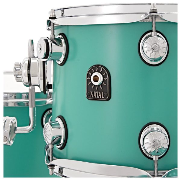 Natal Café Racer Drum Kit Shell Pack | 4pc 22  - Sea Foam Green Supply