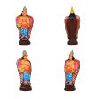 Andal Rangamannar Garudazhwar Clay Golu Bommai Set - 10 x 4 Inches | Giri Golu Doll  Navaratri Golu Bomma Gombe Bommai Cheap