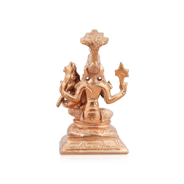 Lakshmi Hayagreevar Idol With Nagam - 3.5 x 2 Inches | Panchaloha Statue  Lakshmi Hayagriva Statue for Pooja on Sale