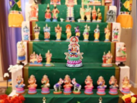 Ayyappan Statue Paper Mache Golu Bommai - 12 x 7 Inches | Giri Golu Doll  Navaratri Golu Bomma Gombe Bommai Fashion