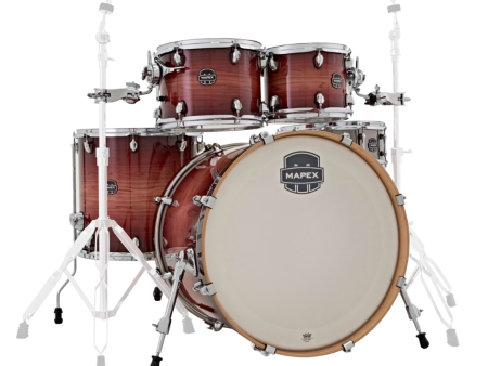 Mapex Armory Drum Kit Shell Pack | 5pc 22  Fusion- Redwood Burst Online Hot Sale