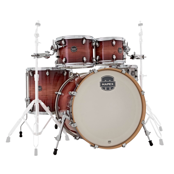 Mapex Armory Drum Kit Shell Pack | 5pc 22  Fusion- Redwood Burst Online Hot Sale