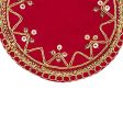 Pooja Thali Cover - 5 Inches | Embroidery Design Puja Thali Cover  Thali Cover for Pooja Online Sale