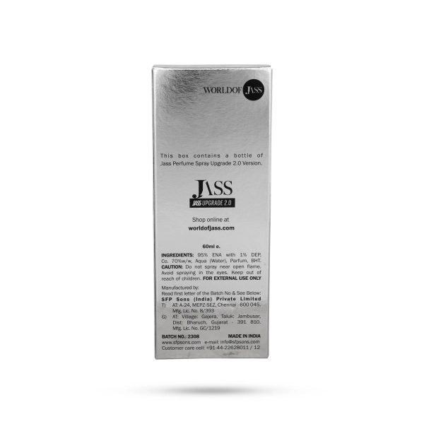 Jass Silver - 60 ml | Eau De Parfum  Jass Silver Perfume for Men & Women Online