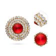 Stone Pottu - 1.25 Inches | Stone Tilak  Stone Bindi  Stone Jewellery for Deity Decor  Assorted Colour For Cheap