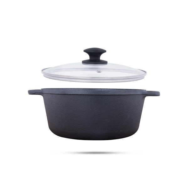 Dutch Oven With Lid - 4 x 10 Inches | Cast Iron Dutch Oven Pot for Home  4.485 Kgs Approx Hot on Sale