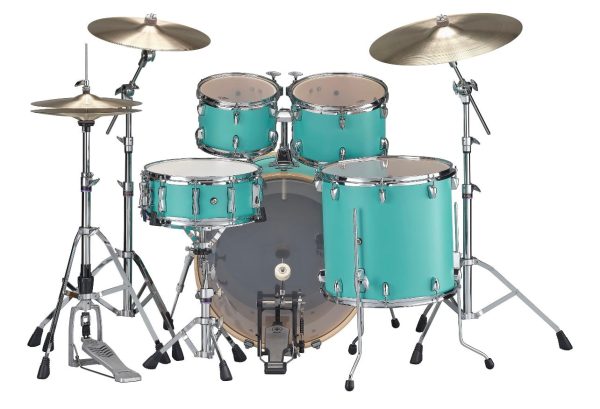 Yamaha Stage Custom Drum Kit 20” Matte Surf Green With HW680W Hardware Pack on Sale