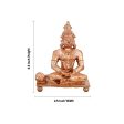 Anjaneya Statue Sitting On Chowki - 3.5 x 2.5 Inches | Panchaloha Statue  Hanuman Statue for Pooja  335 Gms Cheap